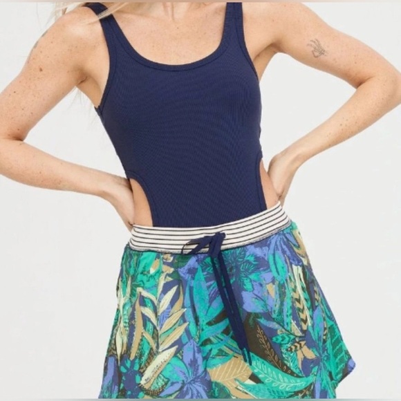 OFFLINE by Aerie Ribbed Cut Out Romper Dress Size S - Picture 1 of 10